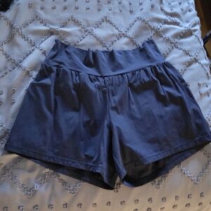 Halara SoftlyZero With Built In Shorts With Pocket, XL, Mood Indigo Color, 5"